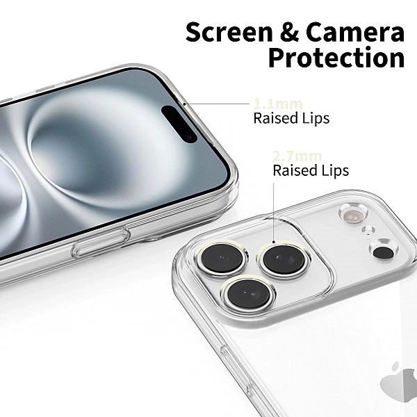 Etui Tech-Protect FlexAir na iPhone 17 Pro Max - przezroczyste