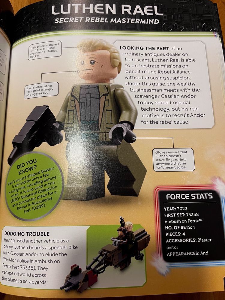 Książka lego Star Wars encyklopedia postaci z figurka