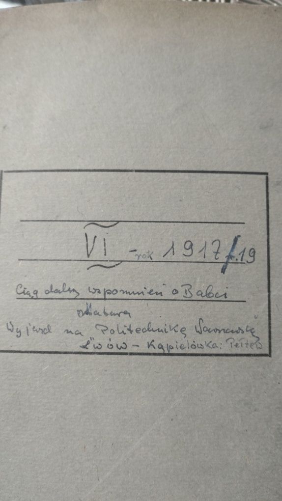 Przedwojenne Rzeczy zamiana