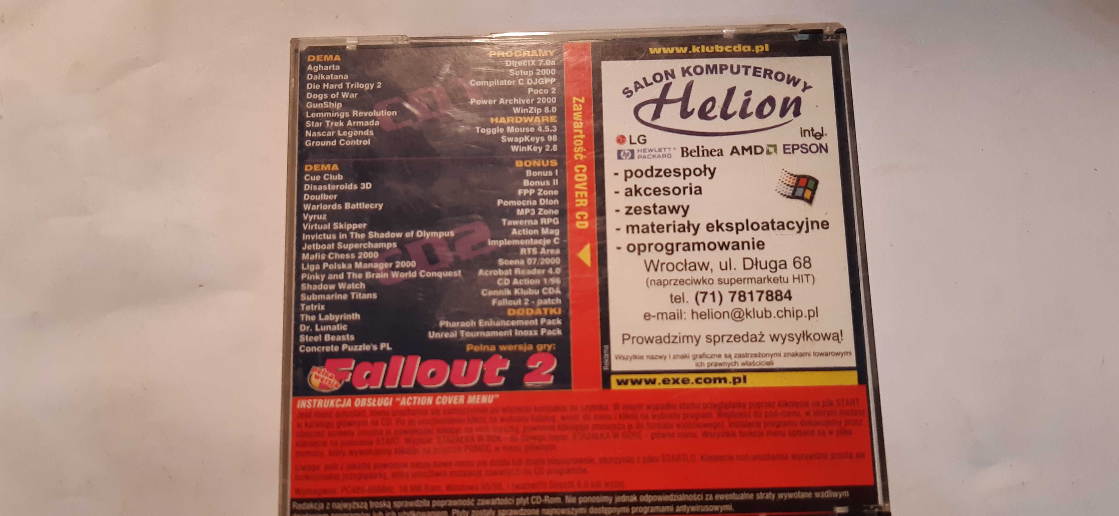 CD-Action nr. 50 7/2000 Lipiec 3CD Fallout 2 retro gra pc