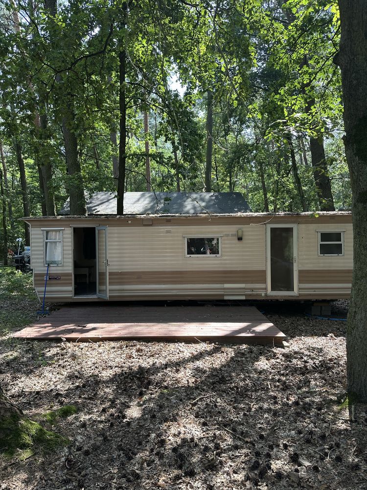 Sprzedam domek nad jeziorem – 28m², w lesie , blisko Poznania, Skoki