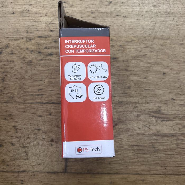 Interruptor Crepuscular c/ temporizador - Novo