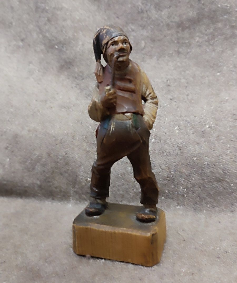 Фігурка дерев'яна моряк дід із трубкою статуетка сувенір