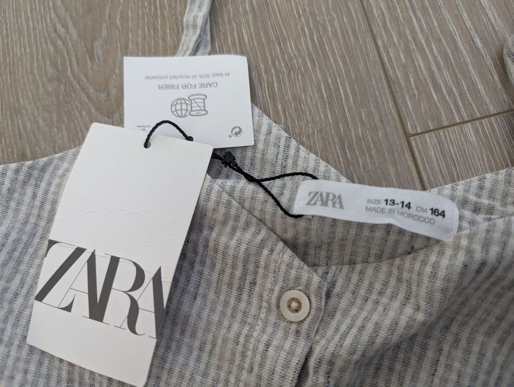 Top Zara szary rozm 164 Nowy z metką