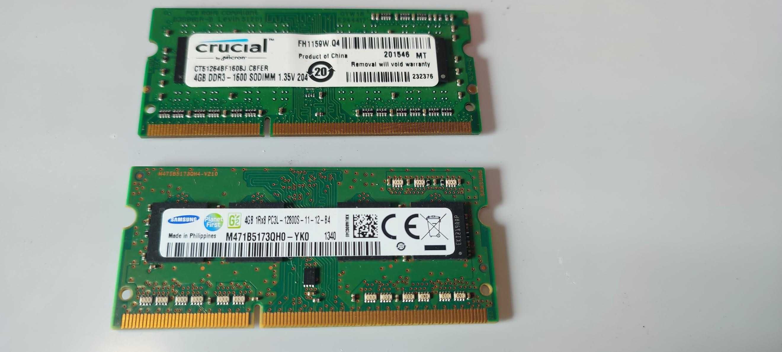 Запчастини Intel Core i5-4210M/ Core 2 Duo / Anatel / ОЗУ DD3 SODIMM 4