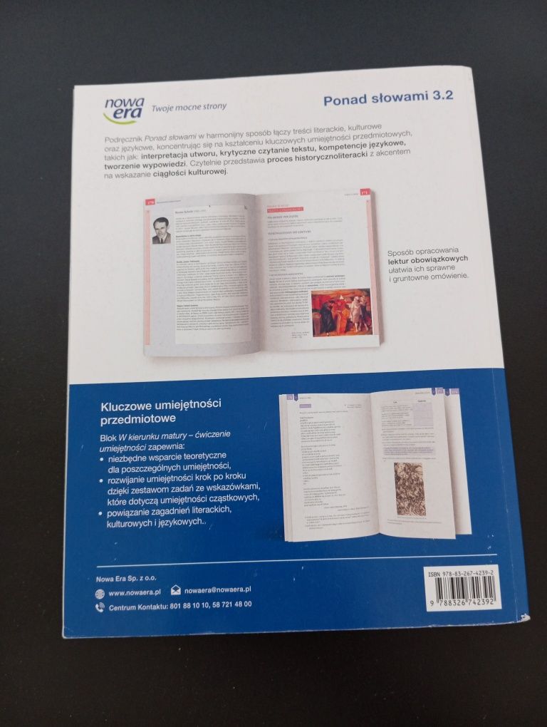 Ponad słowami 3 cześć 2 , zakres podstawowy i rozszerzony.