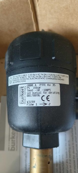 Zawór sterowany Bürkert 2000  0 do 16 bar