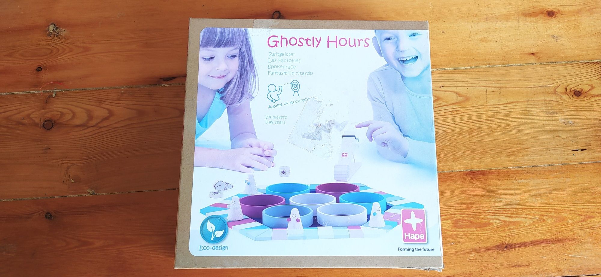 Gra planszowa przestrzenna Ghostly Hours wyścig duchów Hape