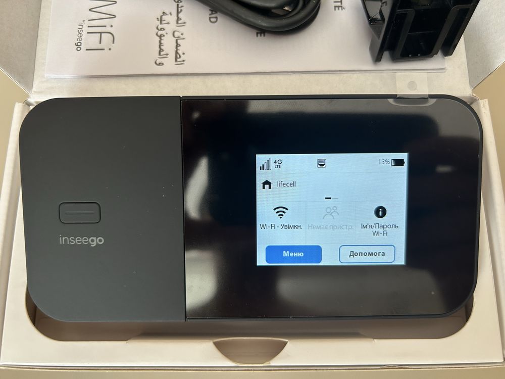 Inseego MiFi X PRO 5G M3000 — 5G, Wi-Fi 6 Ethernet мобільний роутер