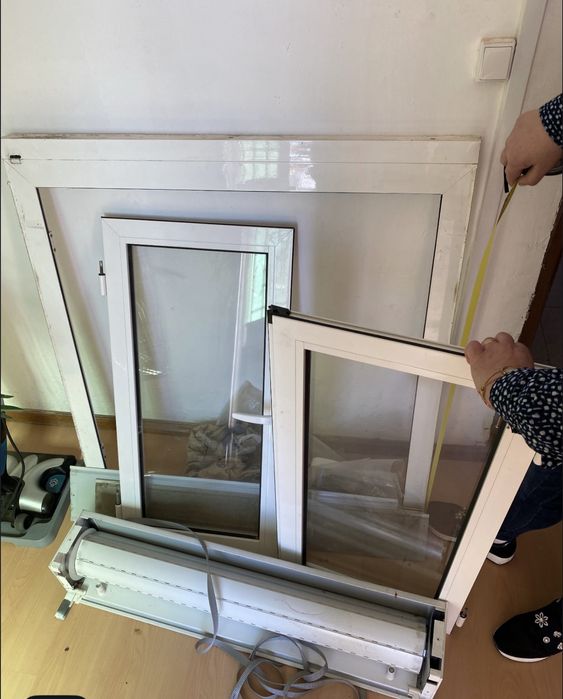 Janela e estore como novos