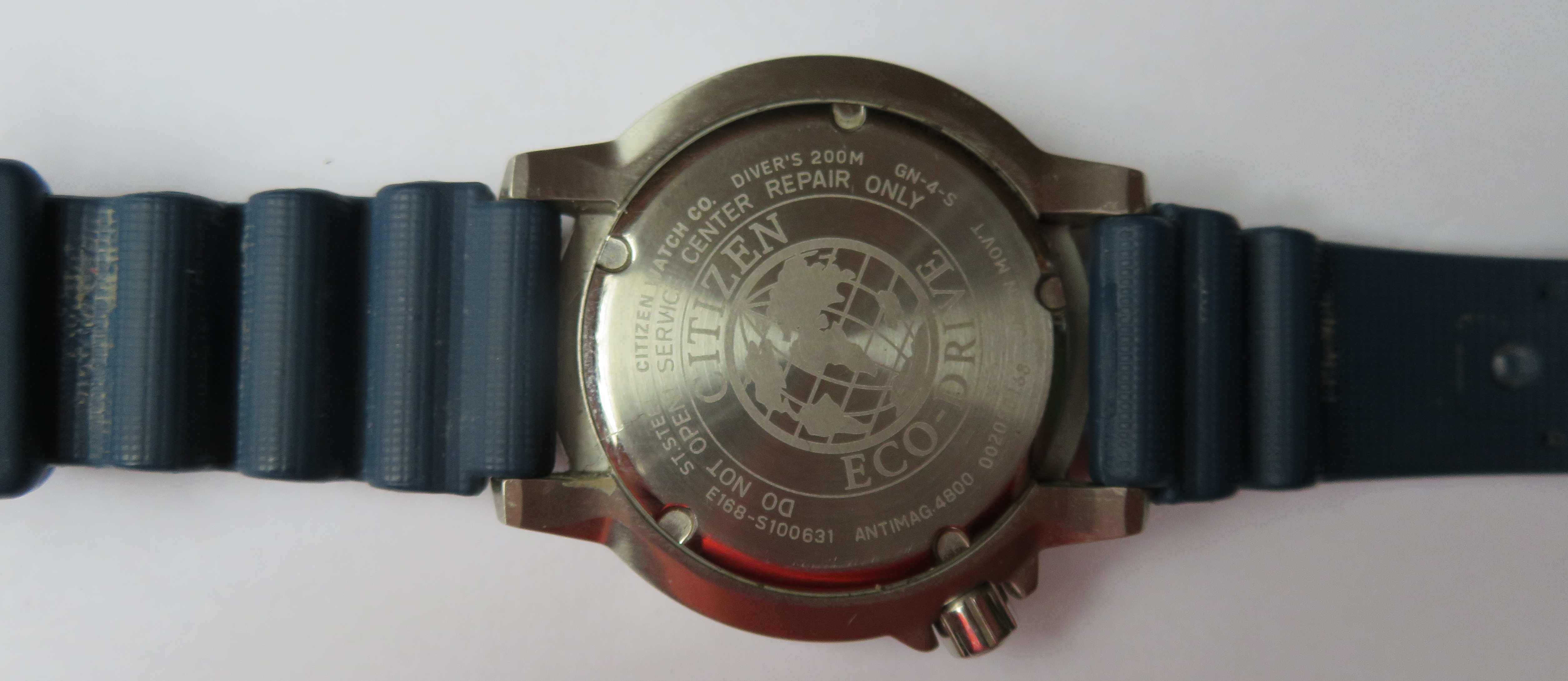 zegarek diver citizen eco drive  200 m  44mm