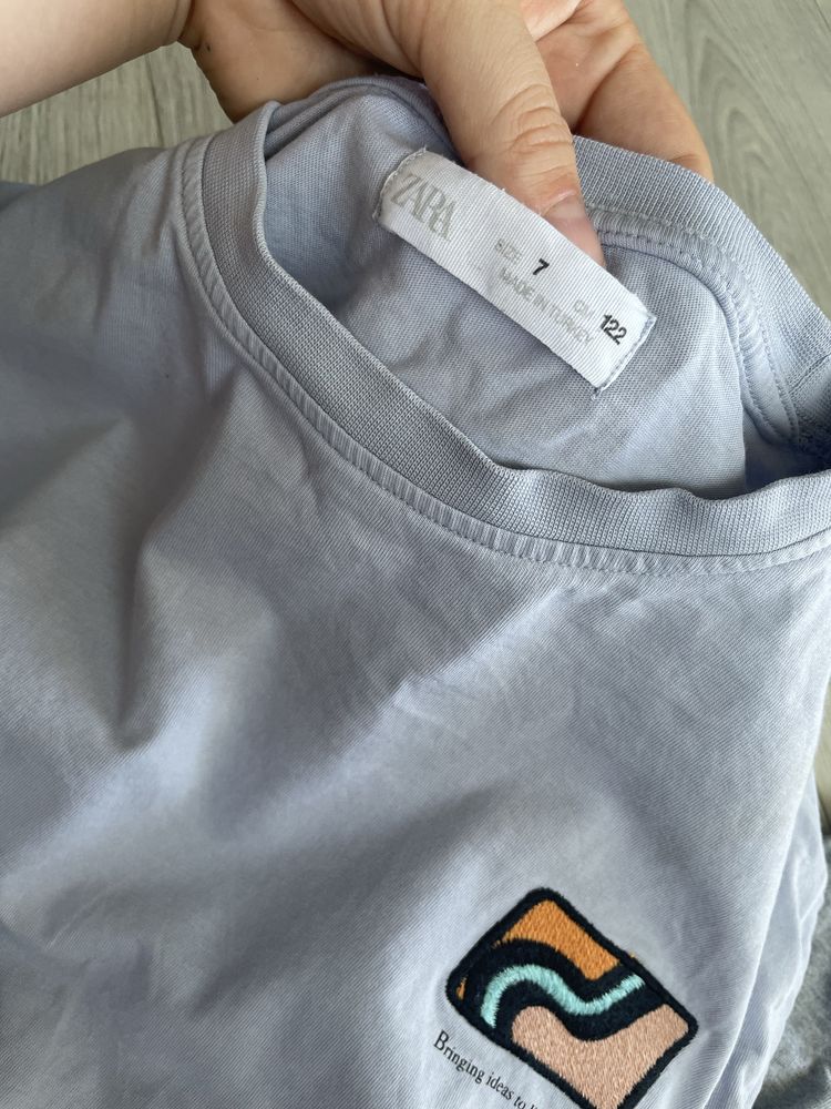 Koszulki kpl. 6 szt! bluzki ZARA rozm 122 komplet