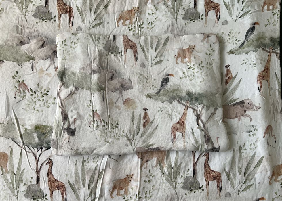 Pościel z wypełnieniem "M" 100% Bamboo - Sawanna Makaszka