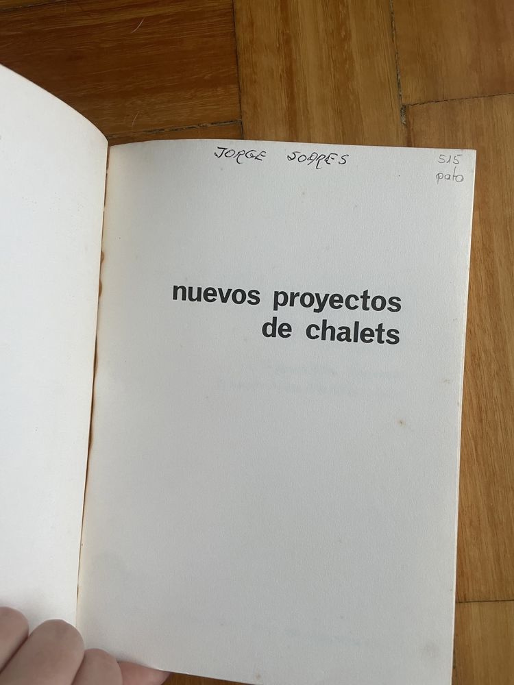 Livro nuevos proyectos de chalets