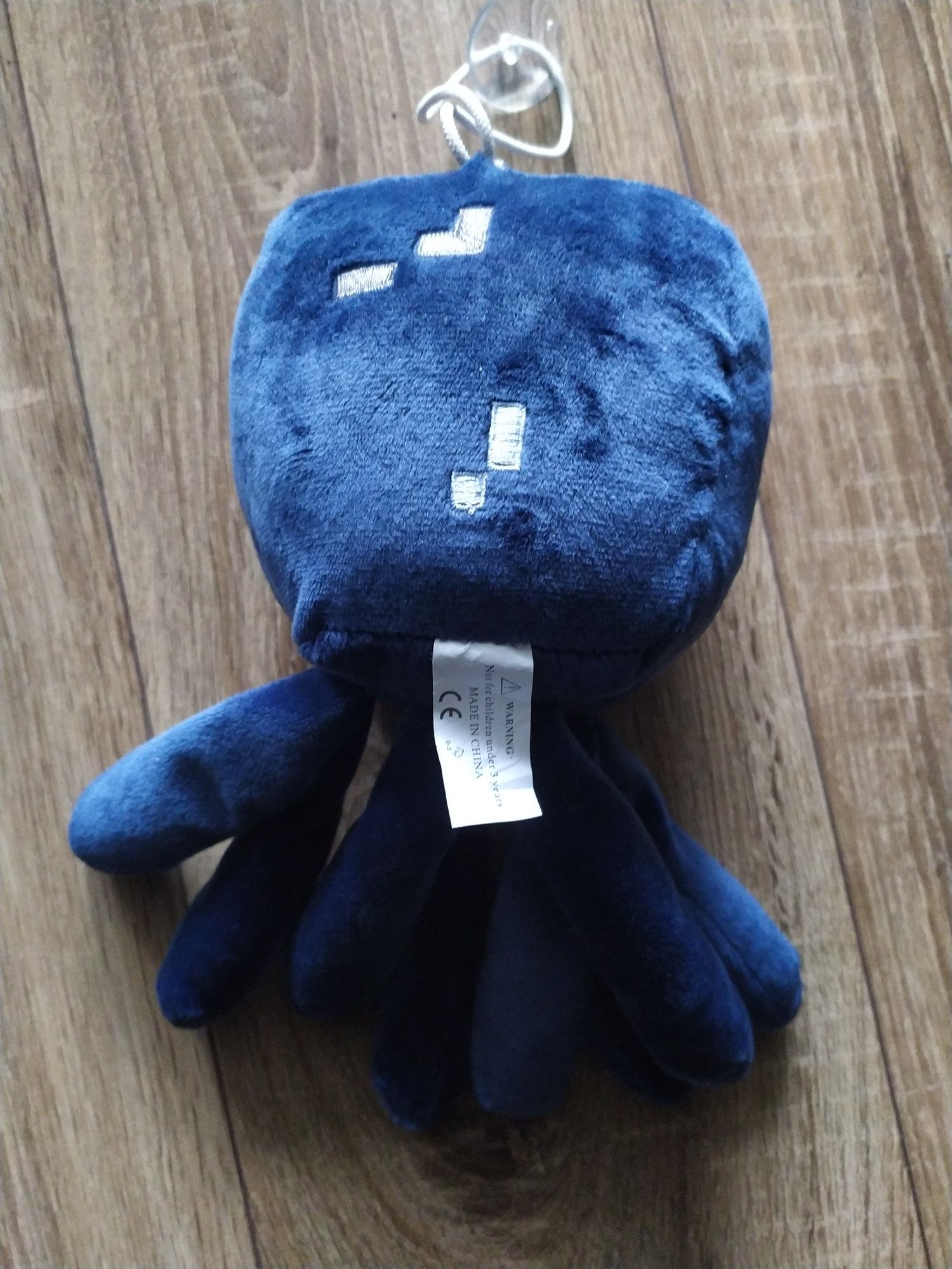 Minecraft maskotka niebieski octopus  ośmiornica