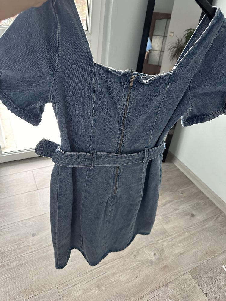 Sukienka jeans Missguided denim S