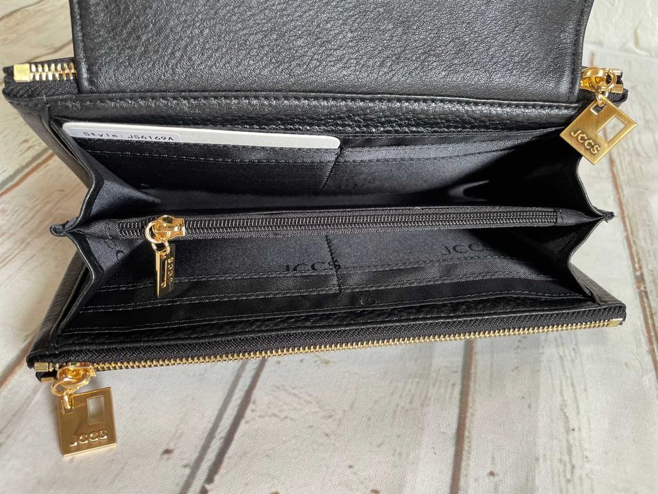 Жіночий шкіряний гаманець портмоне JCCS