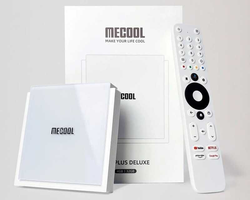 Смарт приставка MECOOL KM2 Plus Deluxe Amlogic S905X4 4/32 Android 14