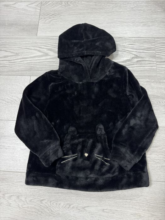 Плюшева кофта з капюшоном худі для дівчинки H&M 6-8 років