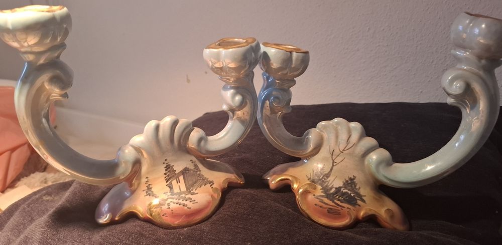 Castiçais de Cerâmica