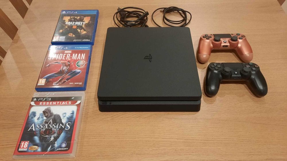 PlayStation  com comandos e jogos