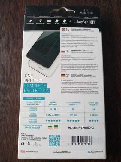 #19 MyScreen Protector iphone X / 5,8 Szkło Etui