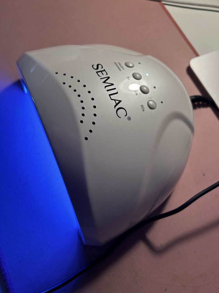 Lampa semilac z formami itp