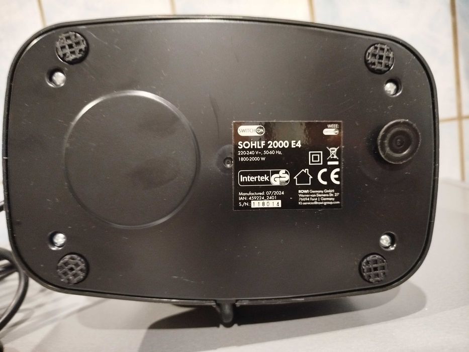 Тепловентилятор поворотний з пультом Silver Crest SHLF 2000 E4