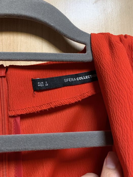 Kombinezon sukienka czerwona wesele chrzciny koktajlowa damska s