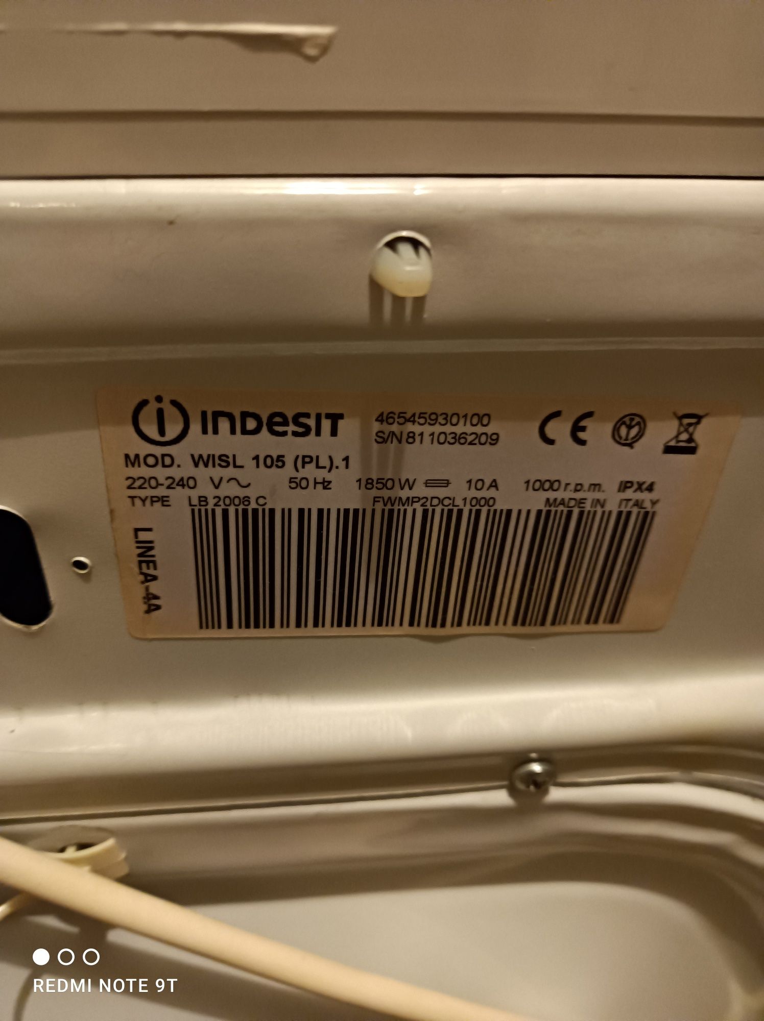 Pralka Indesit slim