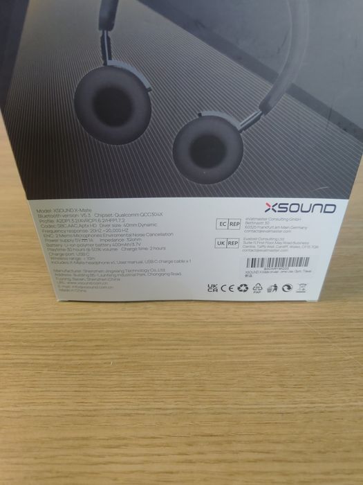 słuchawki nauszne XSOUND X-Mate z technologią ENC