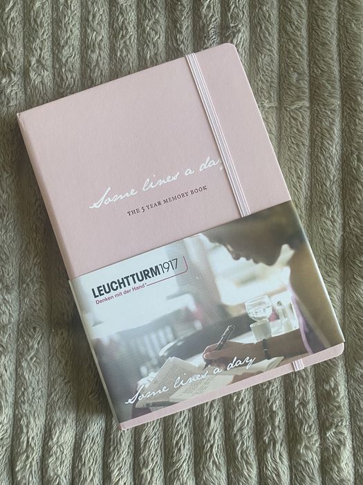 Планер блокнот записник на 5 років англ мовою рожевий