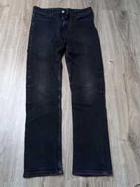 Czarne jeansy skinny fit H&M r. 164 regulowany pas