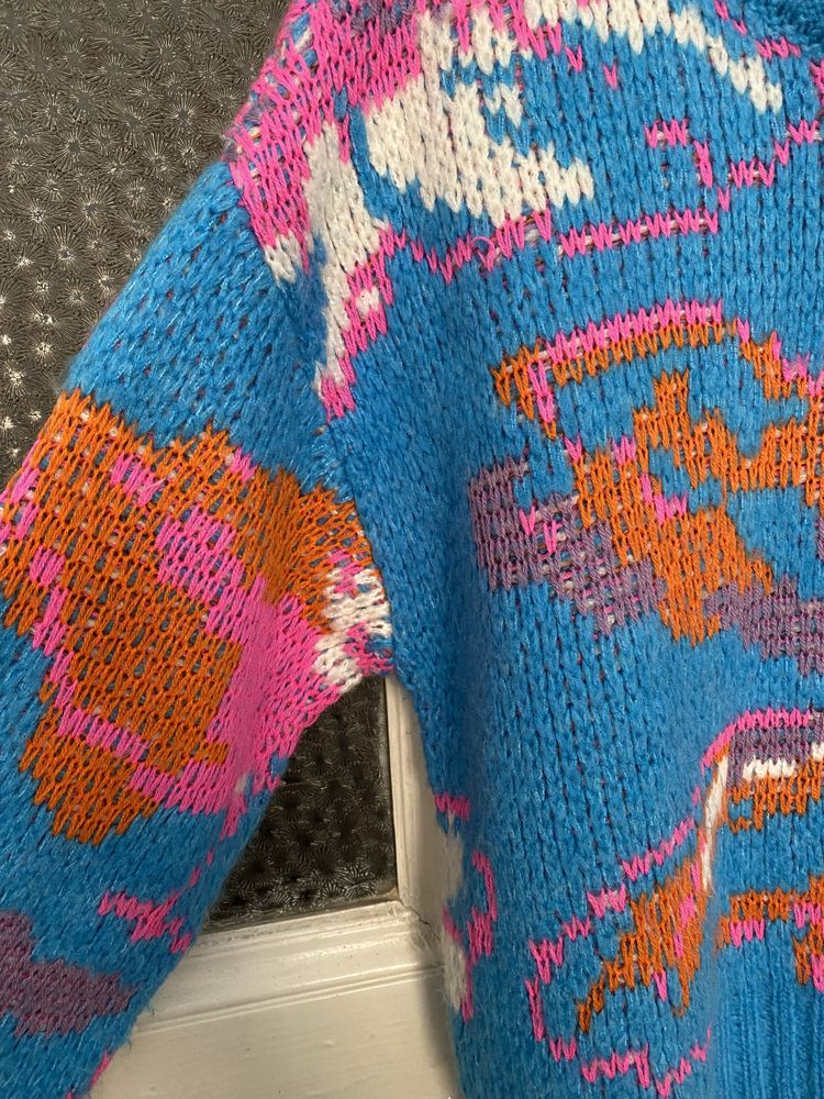 Свитер PRIMARK 44 S яркий красивый