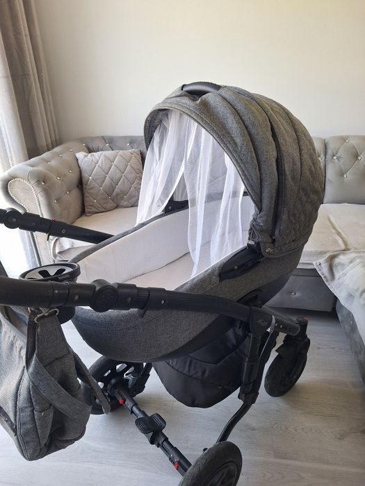 Moskitiera firanka siatka  do wózka Adamex uzywana firaneczka