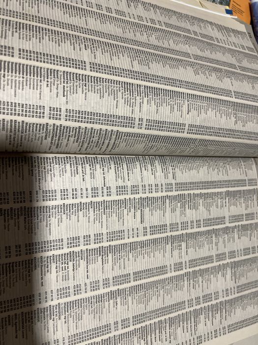 Ksiazka telefoniczna Krakow 2024/5 zabytek kolekcja