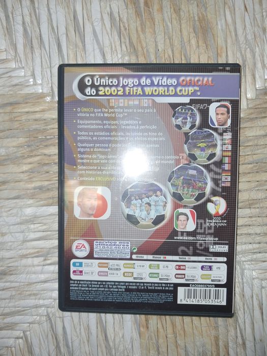 Jogo Fifa World Cup 2002 PC CD ROM Vintage Retro Futebol football