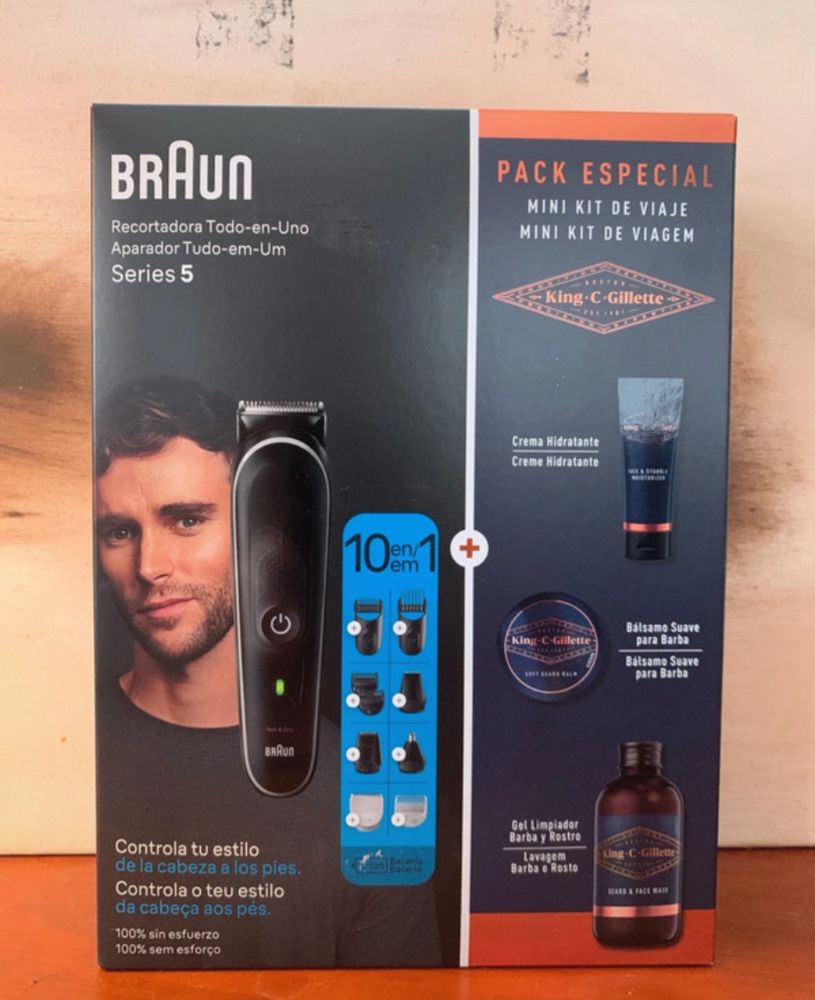 Braun MGK5440 Pack 10 em 1, Series 5 + 2 Miniaturas King C