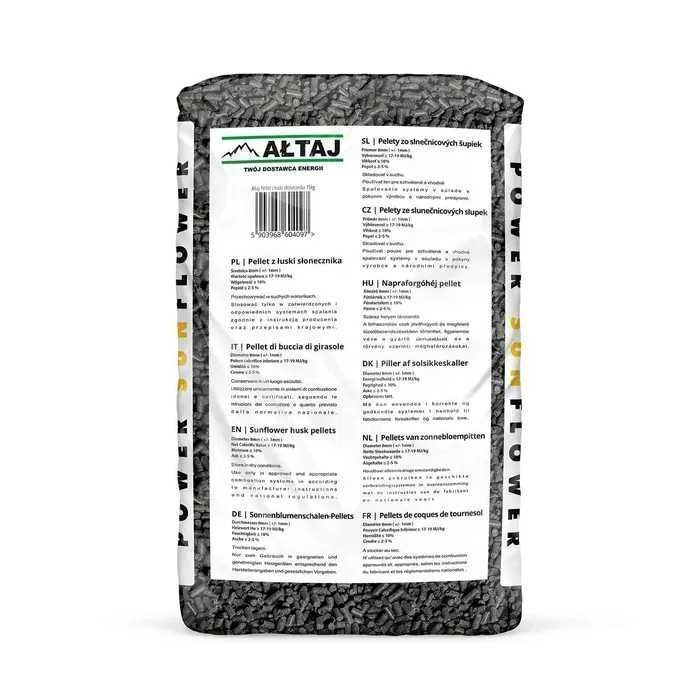 Pellet z łuski słonecznika AŁTAJ Wołomin i okolice TRANSPORT GRATIS