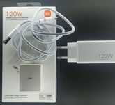 Xiaomi 120W, Power Adapter +  Data Cable USB Type C, Mi turbo, Origina