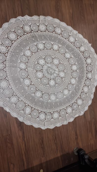 Toalha muito grande em croché artesanal 1,70 m