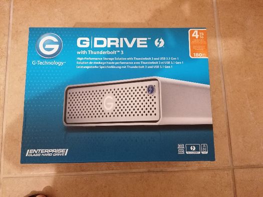 G-DRIVE 4TB - Disco Rígido Externo - Novo