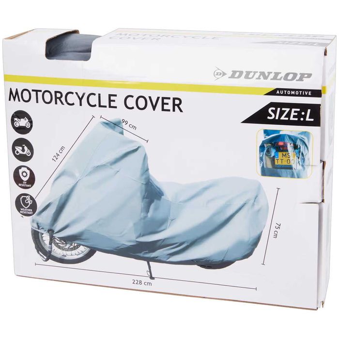 Pokrowiec DUNLOP na motocykl skuter 228x124 cm NOWY
