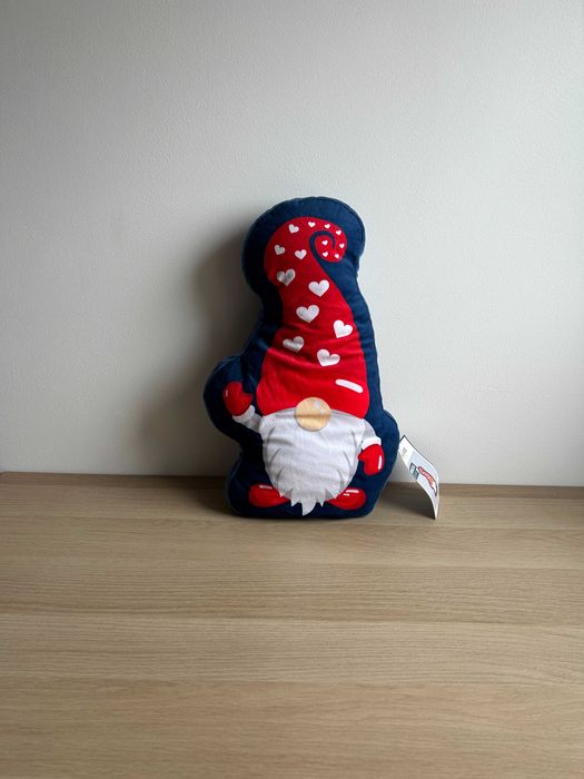 NOWA świąteczna poduszka kształtka Mikołaj