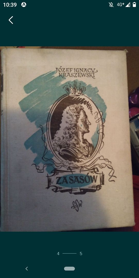 Za Sasów. Kraszewski