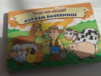 книга на немецком языке " POP-UP-SPASS" Auf dem Bauernhof расскладышка