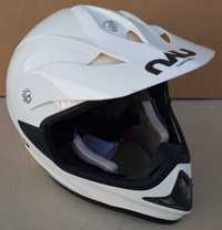 Capacete Cross Nau XT45 Branco S/M