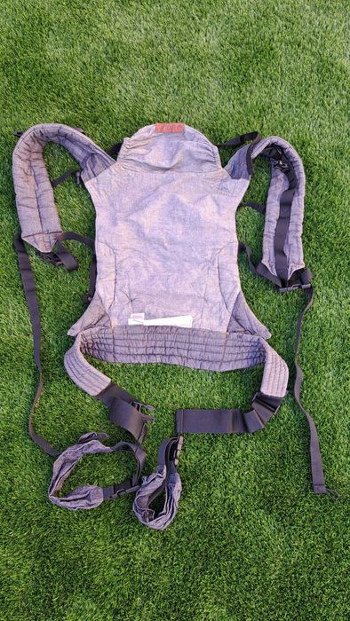 Marsúpio Bykay Mei Tai Classic Baby Denim (como novo)