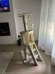 Arvore para gatos bege