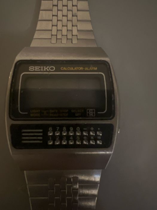 Seiko Calculator Alarm C359‑5000 raro